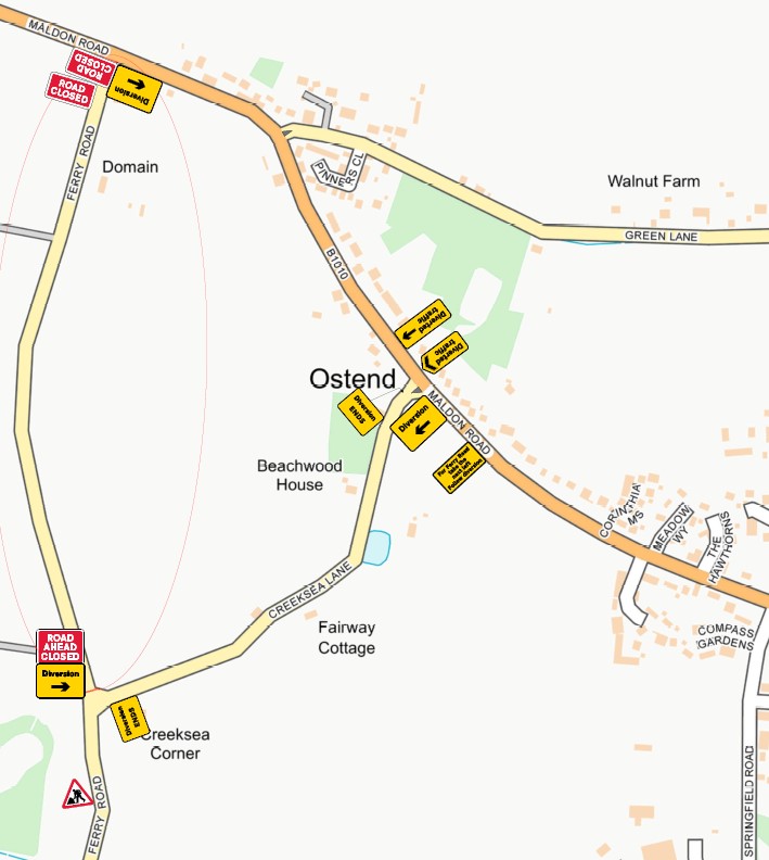 B1010 Maldon Road Burnham on Crouch retirement village Essex County